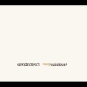 Mejuri Pave Long Bar Studs